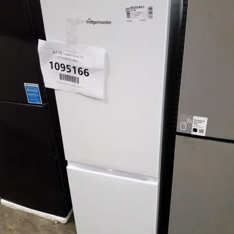 FRIDGEMASTER 50cm FREESTANDING 60/40 FRIDGE FREEZER IN WHITE, MODEL: MC50175A