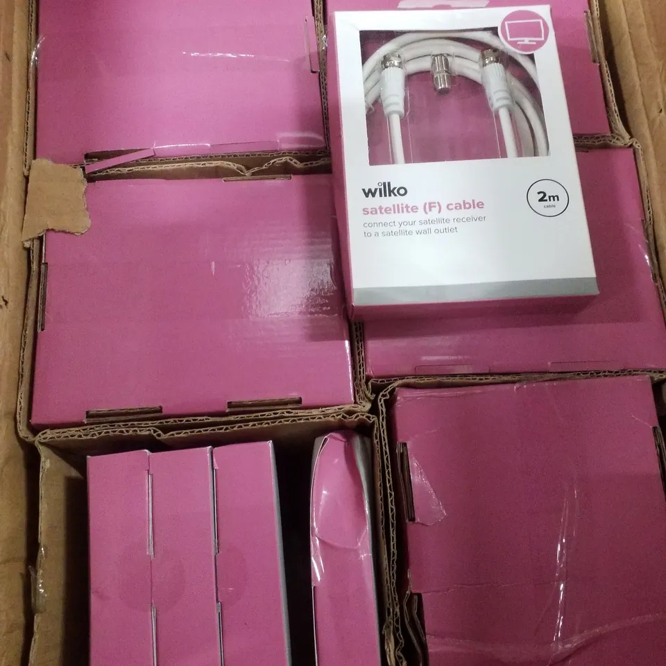 PALLET CONTAINING ASSORTED ELECTRICAL PRODUCTS INCLUDING SATELLITE F CABLE, RECHARGEABLE TORCH & HEAD TORCH GIFT SET & HDMI EXTENDER KITS