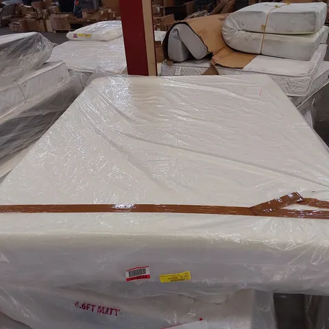 QUALITY BAGGED 20cm LUXURY MEMORY FOAM 4'6" MATTRESS