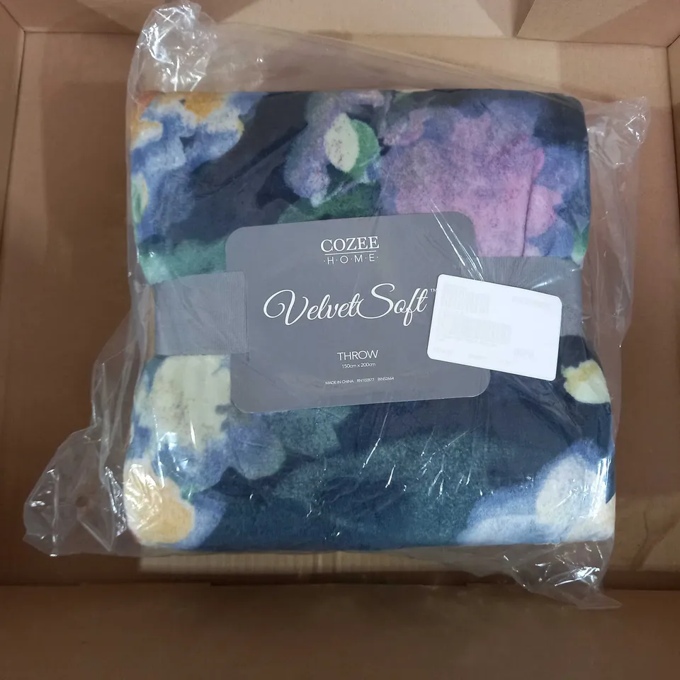 COZEE HOME VELVET SOFT THROW 150CMX200CM