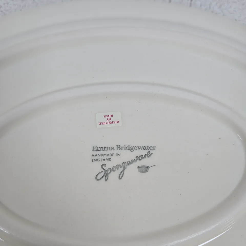 EMMA BRIDGEWATER CRABS & SHRIMPS MEDIUM OVAL PLATTER BY EMMA BRIDGEWATER