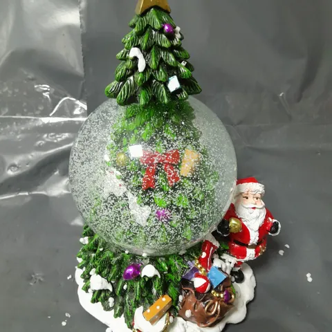 THREE KINGS MUSICAL TREESPIN SNOWSPHERE CHRISTMAS DECORATION - COLLECTION ONLY - GLASS