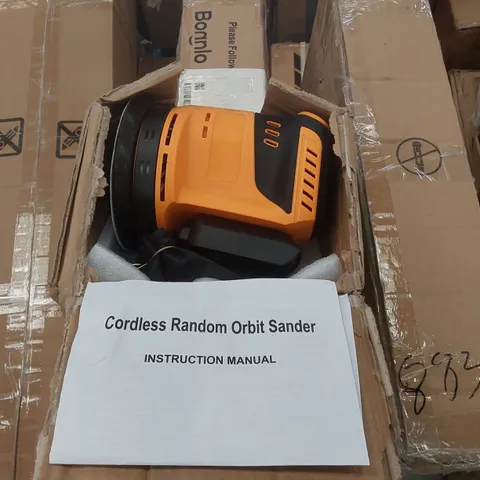 BOXED CORDLESS RANDOM ORBIT SANDER