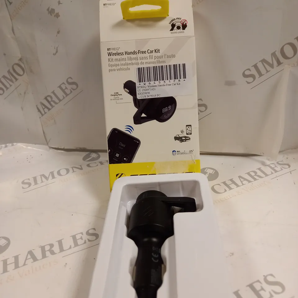BOXED BTFREQ WIRELESS CAR HANDS FREE KIT