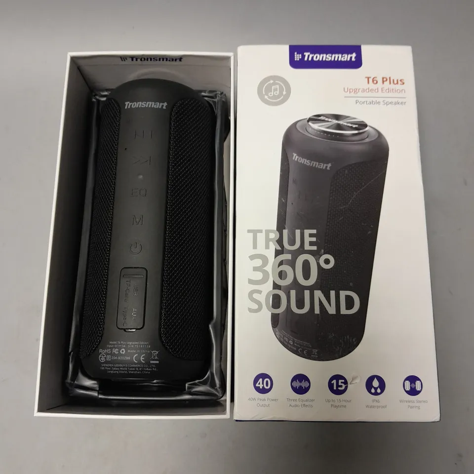 BOXED TRONSMART T6 PLUS PORTABLE SPEAKER