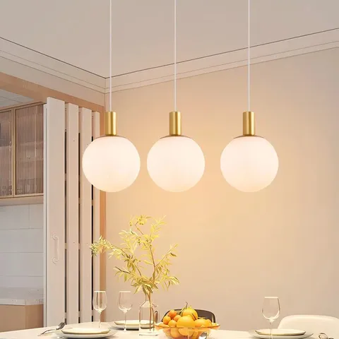 BOXED 3-LIGHT E27 DINING TABLE PENDANT (1 BOX)