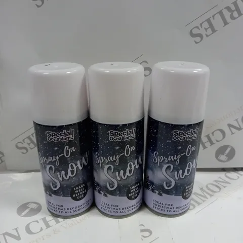 BOX OF APPROXIMATELY 30 BOTTLES OF SPRAY ON SNOW FOR CHRISTMAS - COLLECTION ONLY