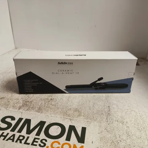 BABYLISS PRO CERAMIC DIAL-A-HEAT 19 HAIR STRAIGHTENER (BOXED)