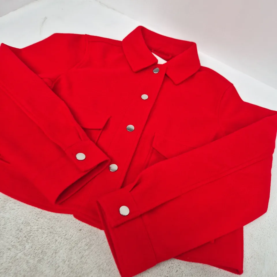 STRADIVARIUS WOMEN'S RED JACKET – UK M