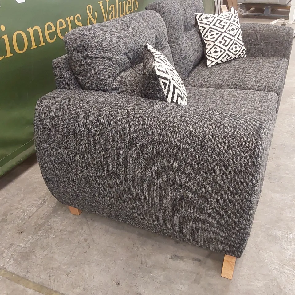 PRENT FABRIC 2 SEATER SOFA - GREY RRP £879