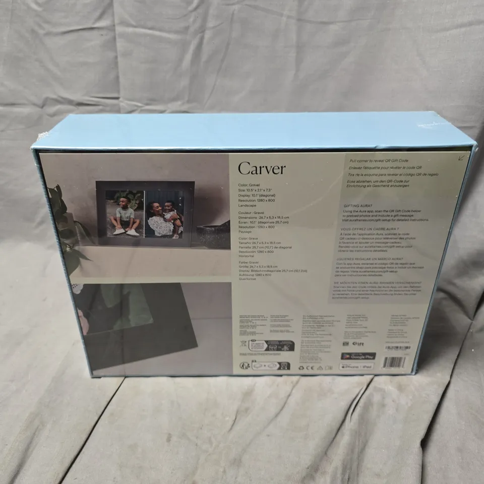 BOXED AND SEALED AURA CARVER GRAVEL