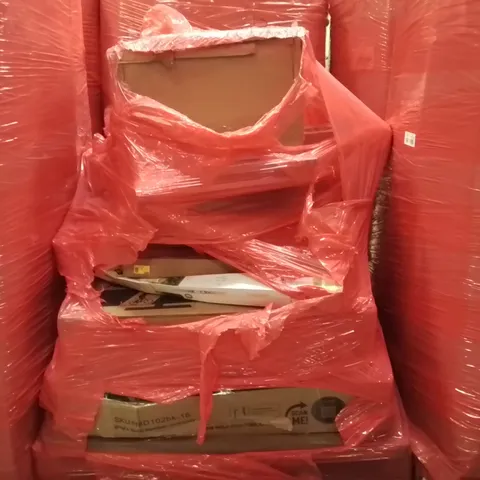 PALLET CONTAINING ASSORTED PRODUCTS INCLUDING: BICYCLES, GARMENT RACK, PAINTING ECT