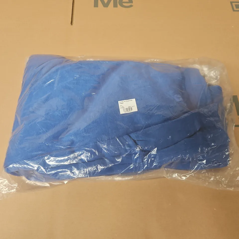 BAGGED MOUNTAIN WAREHOUSE NORDIC FUR LINED KIDS JOGGERS IN BLUE - 13YRS
