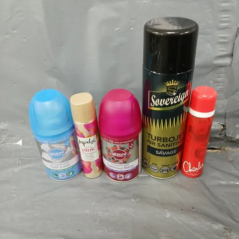 APPROXIMATELY 15 ASSORTED AEROSOL ITEMS TO INCLUDE AIR FRESHENER, TURBOJET, DEODORANT ETC - COLLECTION ONLY