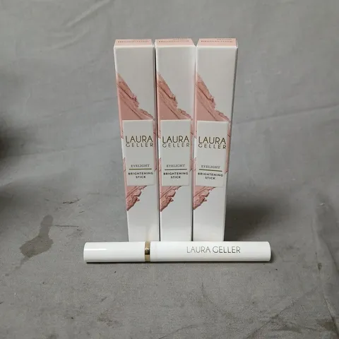 3 BOXED LAURA GELLER NEW YORK EYELIGHT ILLUMINATING BRIGHTENING STICKS