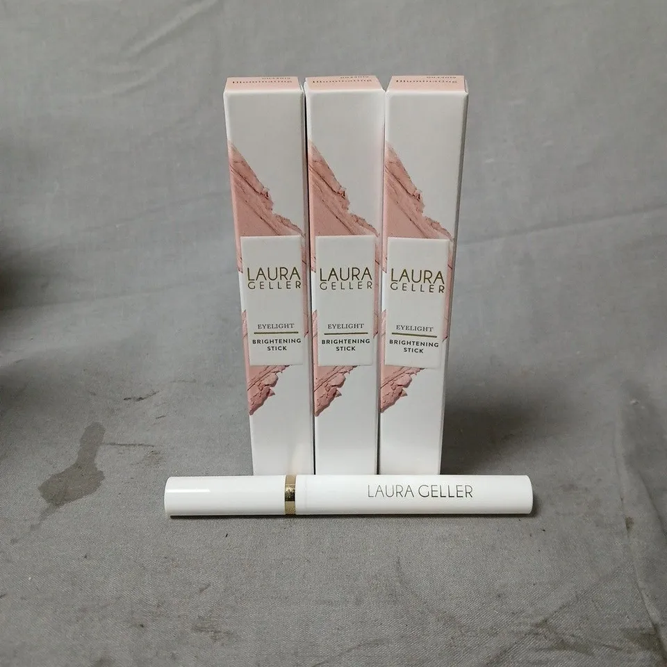 3 BOXED LAURA GELLER NEW YORK EYELIGHT ILLUMINATING BRIGHTENING STICKS