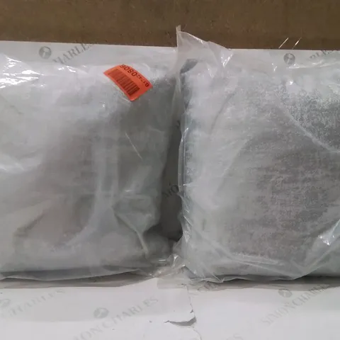 BRAND NEW SEALED SET OF 2 ROMA CUSHION SILVER