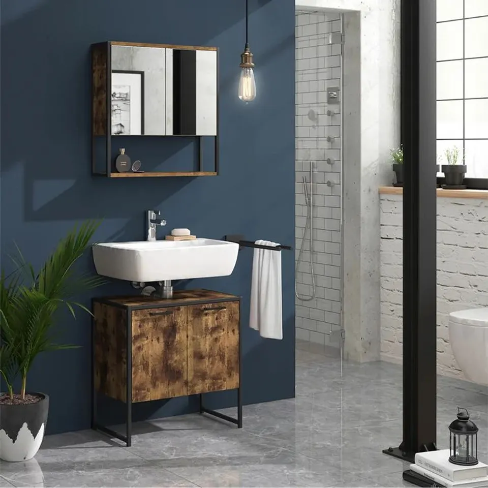 BOXED GALI 3 PIECE BATHROOM FURNITURE SUITE (3 BOXES)
