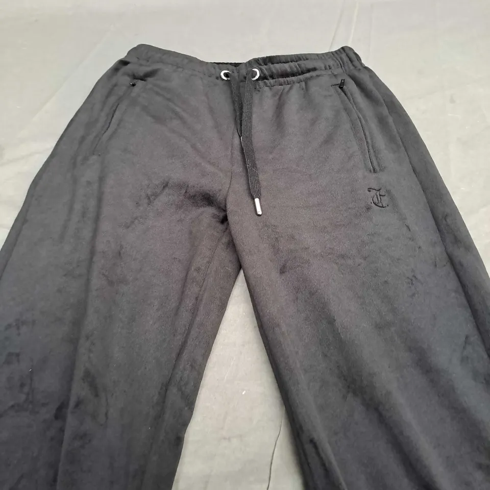 JUICY COUTURE BLACK TROUSERS - XS