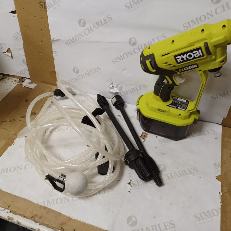 RYOBI 18V ONE+ CORDLESS EZCLEAN POWER WASHER