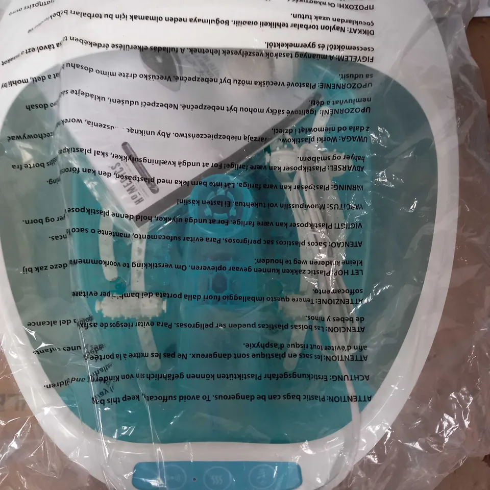 BOXED HOMEDICS SPA LUXURY FOOT SPA WITH HEATER
