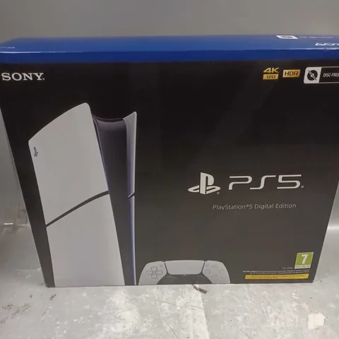 BOXED SONY PLAYSTATION 5 DIGITAL EDITION CONSOLE 