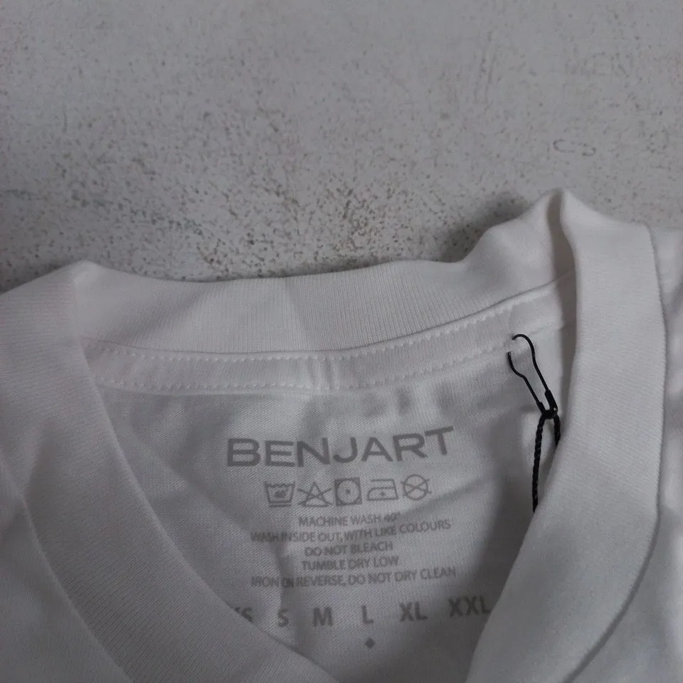 BENJART PRIVATE BEACH CLUB T-SHIRT – WHITE SIZE L