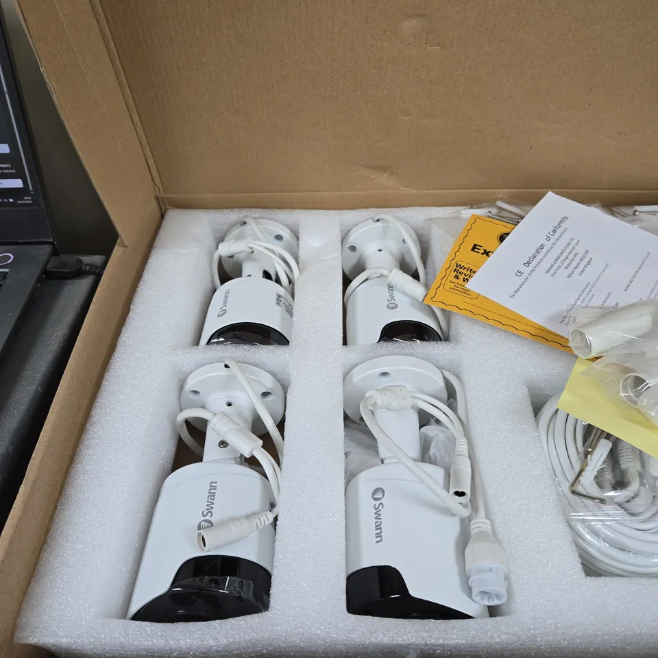 SWANN NHD-865MSB CCTV SECURITY CAMERA SYSTEM – 4 X DOME CAMERAS