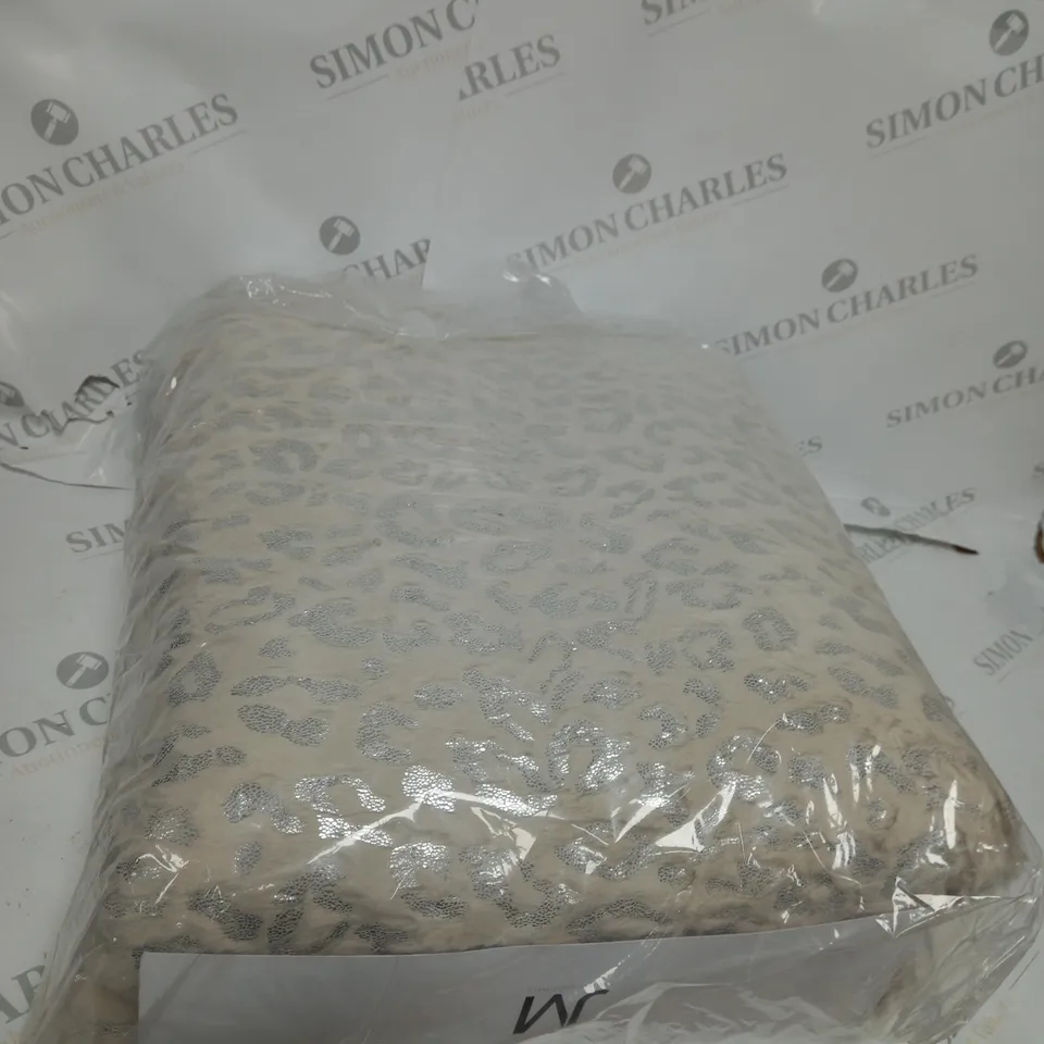 JULIEN MACDONALD ANIMAL PRINT FOLD AWAY THROW OFF-WHITE