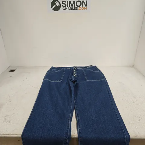 JOHN BANER JEANSWEAR DARK BLUE JEANS UK 24