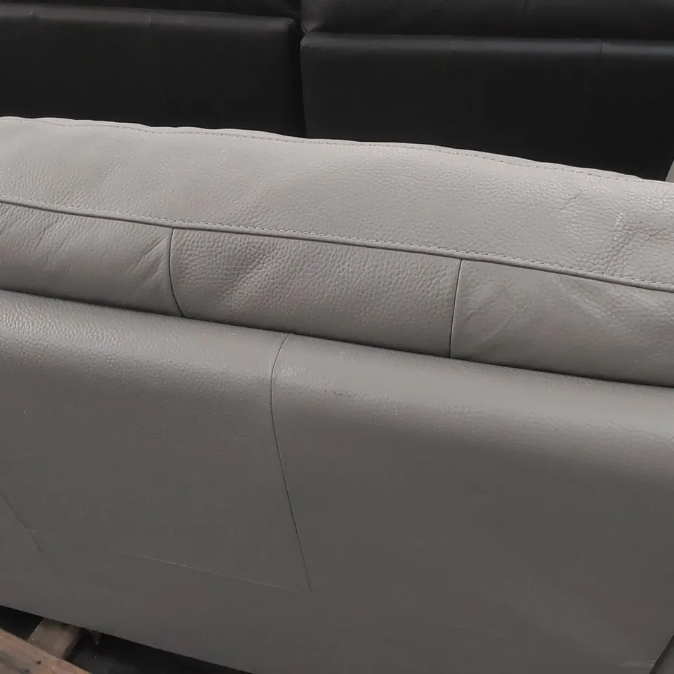 QUALITY DESIGNER ZOLA 3-SEATER LEATHER SOFA BED