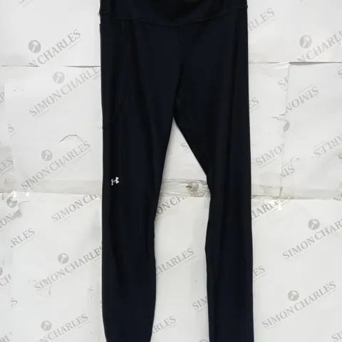 UNDER ARMOUR LEGGING PANTS IN BLACK - SMALL