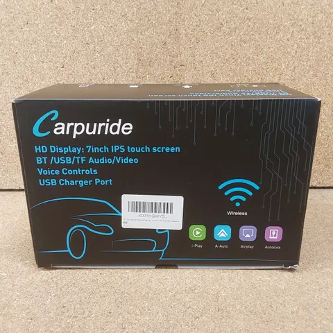 BOXED CARPURIDE HD 7INCH IPS TOUCH SCREEN DISPLAY AUDIO/VIDEO