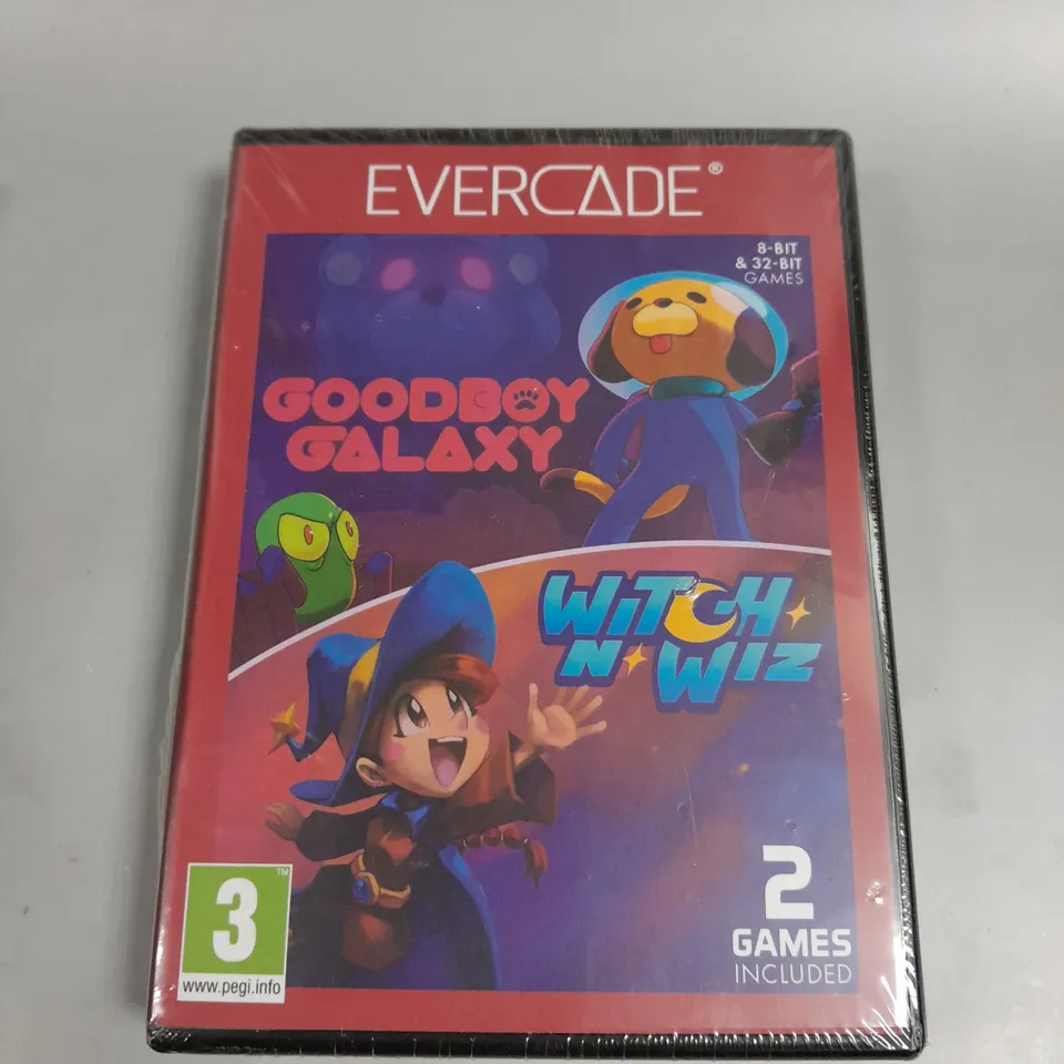 SEALED EVERCADE GOODBOY GALAXY & WITCH N WIZ