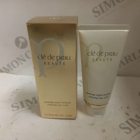 BOXED CLE DE PEAU BEAUTE CLEANSING CLAY SCRUB (70ml)