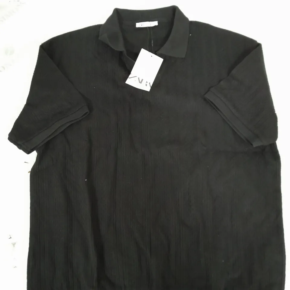 ZARA BLACK SUMMER SHIRT - MEDIUM