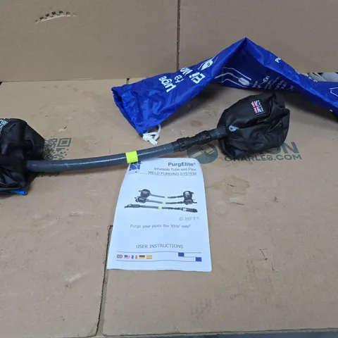PURGEELITE INFLATABLE TUBE & PIPE WELD PURGING SYSTEM – COMPLETE KIT WITH HOSES & MANUAL