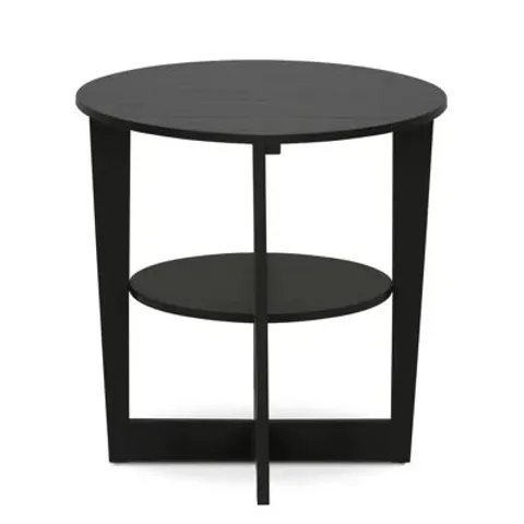 BOXED BOZKO 2 PIECE OVAL SIDE TABLE SET (SET OF 2)