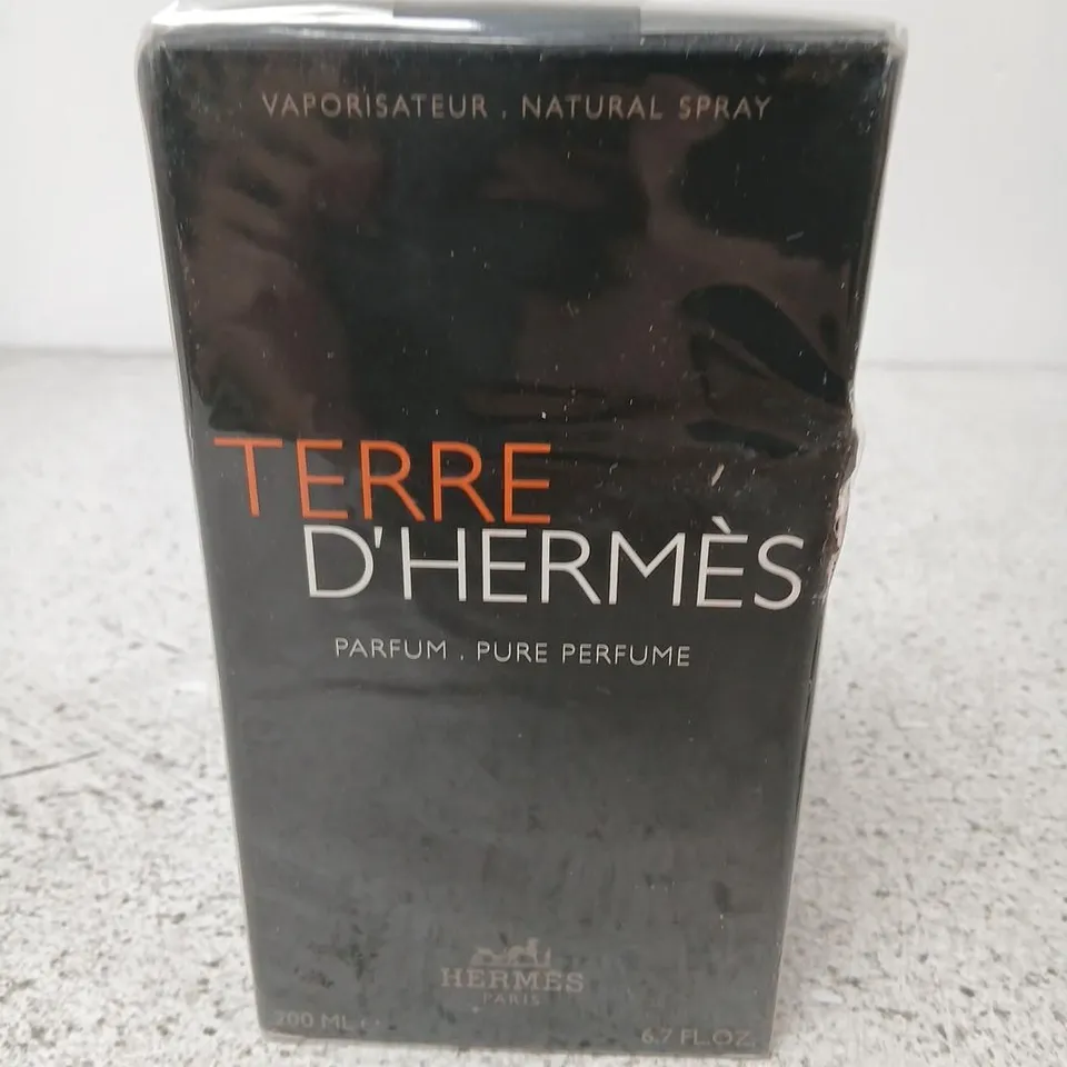 BOXED AND SEALED TERRE D'HERMES PARFUM 200ML