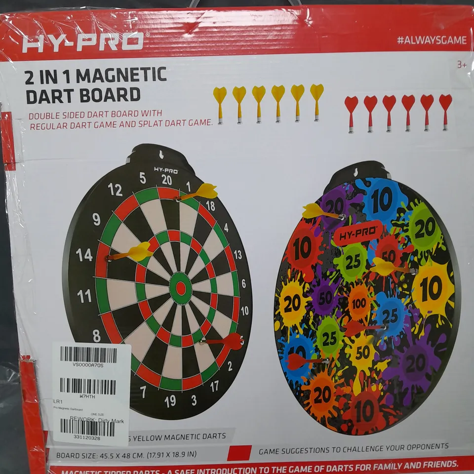 HY-PRO 2 IN 1 MAGNETIC DART BOARD 