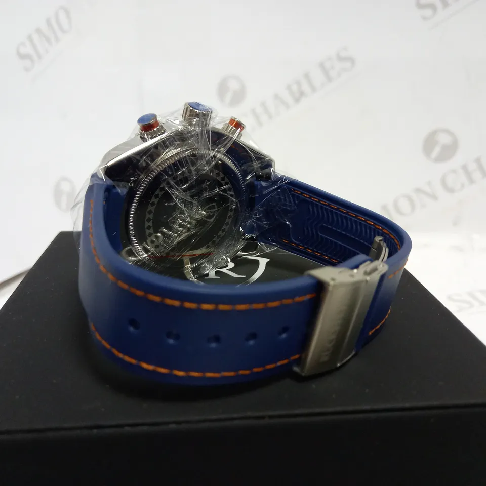 RUCKSTUHL CHRONOGRAPH LEATHER STRAP WATCH RRP £560