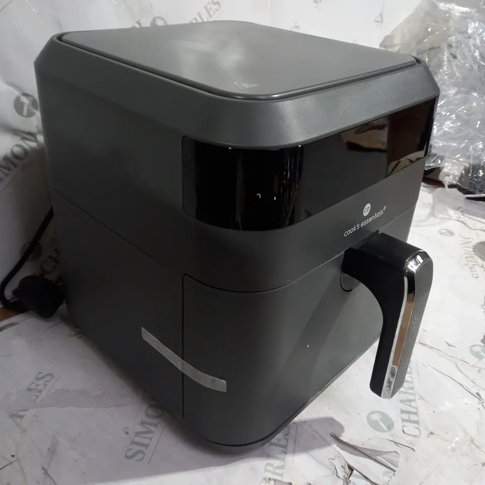 COOK'S ESSENTIALS 5.8L AIR FRYER IN SLATE GREY