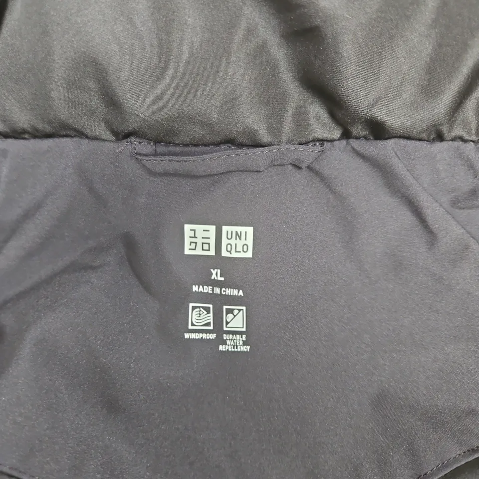 Uniqlo Down Puffer Coat – XL, Charcoal