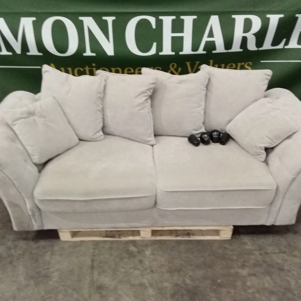 WINDSOR 3 SEATER FABRIC SCATTER BACK SOFA RRP £949