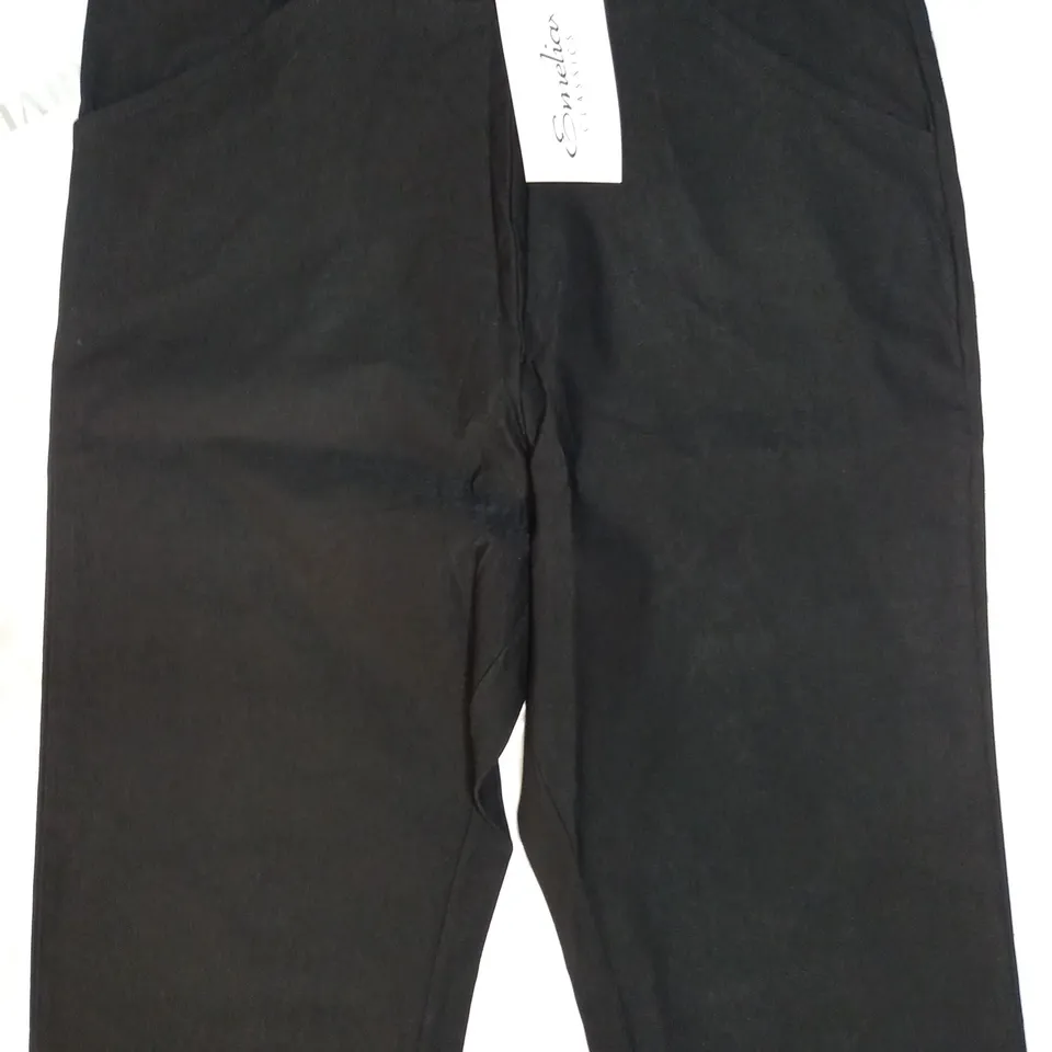 EMELIA SUPERSTRETCH BENGALINE CROP TROUSERS SIZE M
