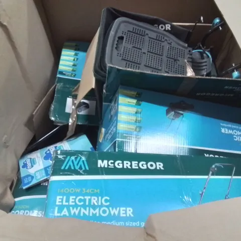 PALLET CONTAINING A LARGE QUANTITY OF LAWN MOWERS