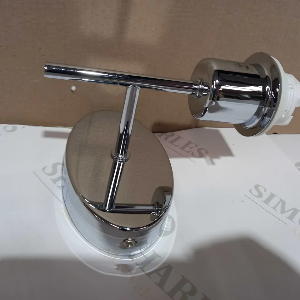 DAR LIGHTING LTD PADOVA POLISHED CHROME WALL LIGHT (BRACKET ONLY)