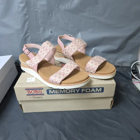 BOBS FROM SKECHERS SANDALS - PINK - SIZE 6