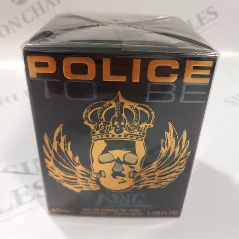 BOXED AND SEALED POLICE TO BE THE KING EAU DE TOILETTE FOR MAN 40ML