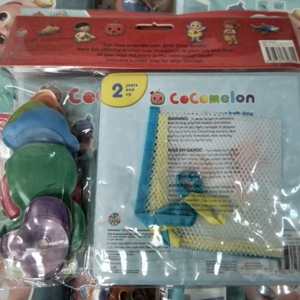 LOT OF 6 BRAND NEW COCOMELON BATH TIME BOOKS